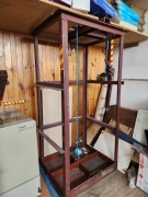 Prasa introligatorska, solidna, stalowa konstrukcja - likwidacja drukarni