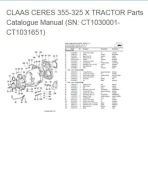 Katalog części Renault ceres 325, 335, 345, 355