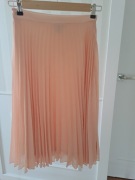 Plisowana spódnica midi w kolorze pudrowego różu New Look