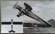 Niemiecki samolot Fieseler Storch FI 156 foto z 1940r i 1942r