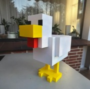 Statuetka Kurczaka Z Gry Minecraft 