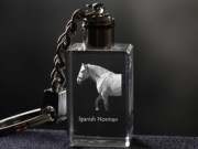 Spanish Norman brelok sześcienny ŚWIECĄCY Koń