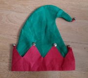 Strój przebranie czapka skrzata