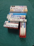 13 Taśm szpulowych  8X 18cm i 5X 15cm wraz z plastikowymi etui