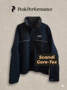 Peak Performance Gore-Tex kurtka męska czarna XL anorak outdoor wiatrówka