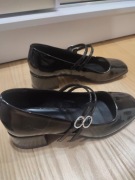 Buty czarne lakierki Jenny Fairy 39