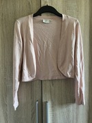 Kaffe sweterek bolerko kardigan różowy S 34