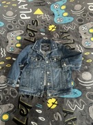 chłopięca jeansowa kurtka na napy 110 C&A