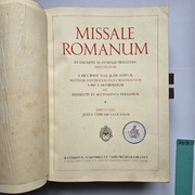 [307] Missale Romanum – mszał rzymski Tridentinum - wydanie XXII