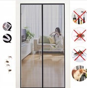 MOSKITIERA MAGNETYCZNA DO DRZWI NA BALKON PREMIUM SOLIDNA KURTYNA 110x230