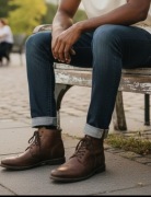 Buty męskie skórzane Next 44r.