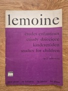 Lemoine   Etiudy dziecięce   op. 37  na fortepian