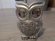 SOWA FIGURKA BROKATOWA