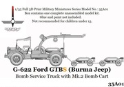 Ford Burma GTBs - 1/35 Druk 3D - wyprzedaż kolekcji