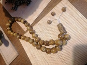 Bursztyn rozaniec Tasbih 33 142gr fi 20mm wielki 