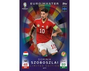 Karta Topps Euro 2024 LIMITED EURO MASTER LE 11 DOMINIK SZOBOSZLAI