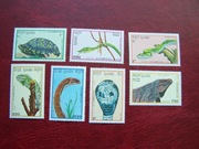 Kambodża 1988 MNH Mi. 983/89 Fauna Gady