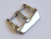 Klamra zapięcie pre-v 22mm 24mm  do paska do zegarka połysk stal 316L