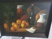 Obraz olejny kopia, martwa natura