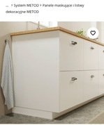 IKEA panel maskujący FÖRBATTRA biały 62 na 80 cm