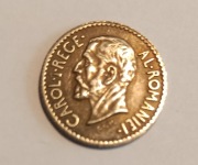 Moneta Rumunia 50 bani 1914r. Carol I