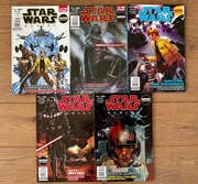 STAR WARS KOMIKS 5 szt. lata 2015 - 2016 - 2017