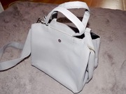 Torebka kuferek Reserved jasno szarą piękna z pask