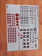 Warhammer Imperial fists transfer / Crimson fists