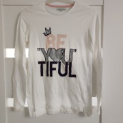 Piazza italia włoska bluzka bawełniana na długi rękaw 152-158