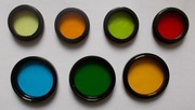 Zestaw 7 filtrów fotograficznych PZO nowe