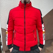 Kurtka Męska zimowa ocieplana pikowana czerwona Suping XL