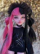 monster high lalka draculaura g3 ooak custom repaint