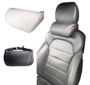 Poduszka na Zagłówek Szyję Skóra Nappa do Samochodu Auta Tesla Mercedes