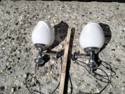 Kinkiety chromowane - tulipany 