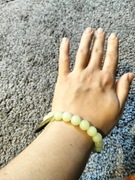 Bransoletka z kolorowych koralików 18 cm rękodzieło