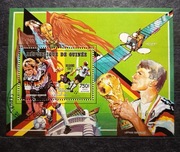 MŚ w piłce nożnej Włochy 1990 r. L. Matthäus i A. Brehme. Gwinea 1990 r