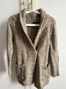 SWETER Pulover Kardigan damski MANGO brązowy r. 36 S