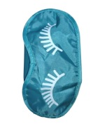 Opaska na oczy do spania piękna elegancka turkusowa