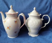 Porcelanoww dzbanki z Wałbrzycha 