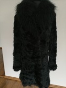 Futro Naturalne Norki  Lama Kozie Czarne R S M Jak Nowe Lekkie Luksusowe