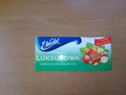 Wedel czekolada luksusowa z orzechami laskowymi puste opakowanie