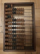 LICZYDŁO, DUŻE, DREWNIANE