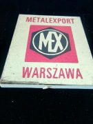 Wpinka MEX przypinka METALEXPORT Warszawa PRL