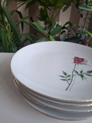 6 płaskich talerzy Bavaria