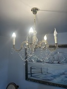 2 żyrandole glamour