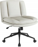 Krzesło Biurowe Fotel Ergonomiczny ze Sztucznej Skóry