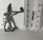 Stary metalowy żołnierzyk z lat 50-60