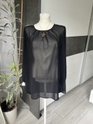 Czarna koszula damska mgiełka H&M