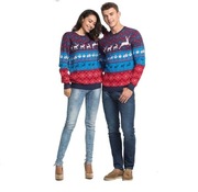 Sweter Świąteczny Bożonarodzeniowy Unisex M – Renifery U LOOK UGLY TODAY