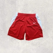 Nike dri-fit czerwono białe spodenki sportowe M meskie 